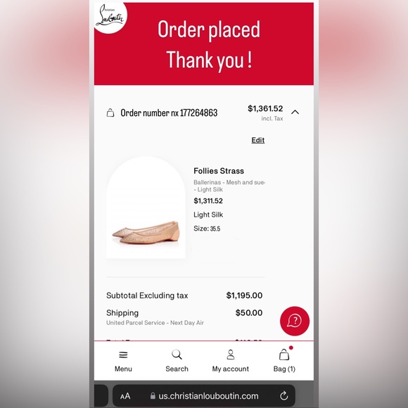 CHRISTIAN LOUBOUTIN Swarovski crystal-embellished mesh flats . - Picture 8 of 8